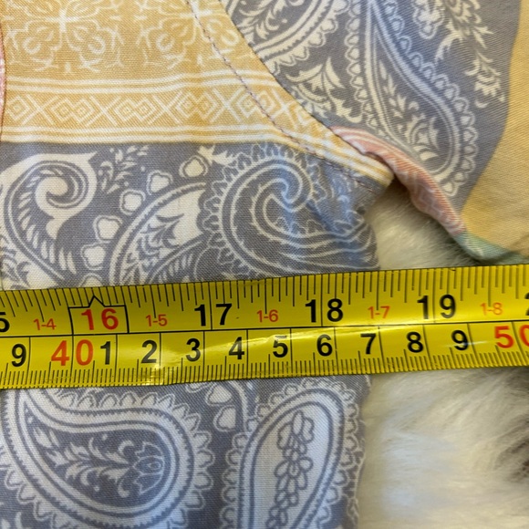 SOUL STAR ENGLAND Bandana Print Button Down Short Sleeve Shirt - Picture 6 of 7